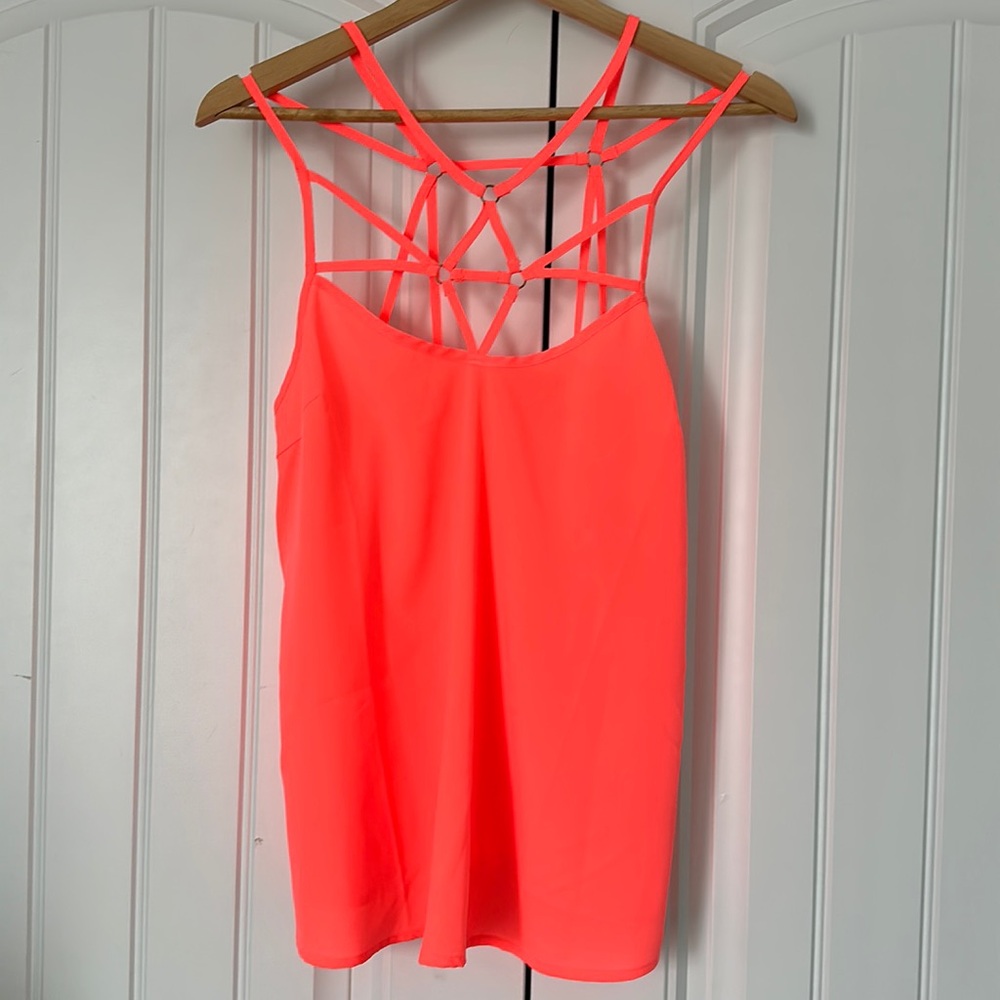 NWT Ark & Co Neon Orange Tank
